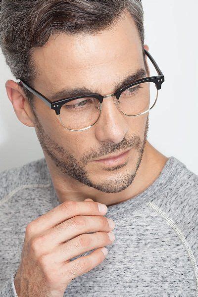 borderline chic browline frames in mod style eyebuydirect eyeglass frames for men mens