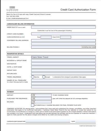 Savesave credit card on file agreement for later. FREE 9+ Holiday Credit Card Authorization Forms in PDF ...