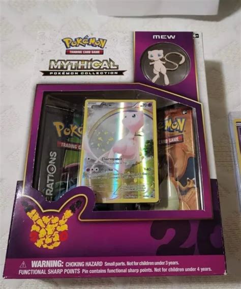 Pokemon Mythical Collection Mew Pin Box 20th Anniversary Generations