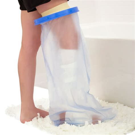 Dmi Waterproof Cast Cover For Shower Long Leg Cast Protector Adult 42 Inches Clear Walmart