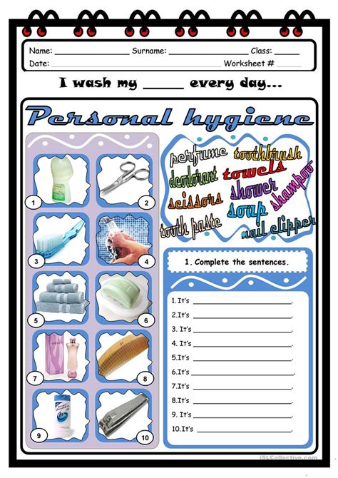 Printable Personal Hygiene Worksheets For Kids Lexias Blog