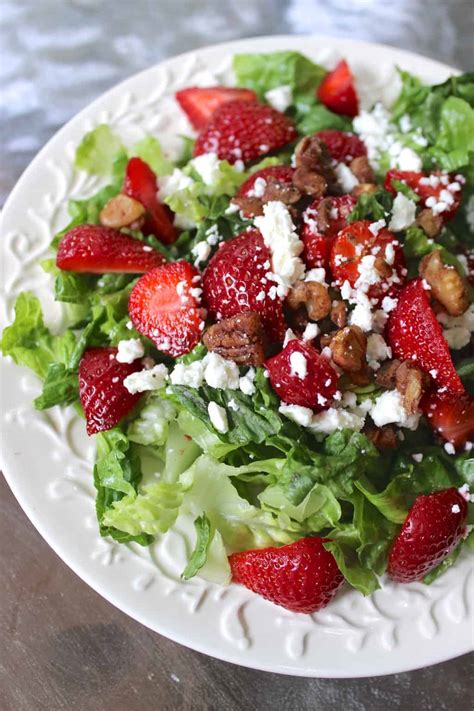 Strawberry Salad With Poppyseed Dressing Healthy Liv