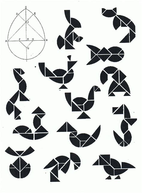 Pin By Julie On Lente Pasenlogo3000 10 Tangram Tangram Puzzles