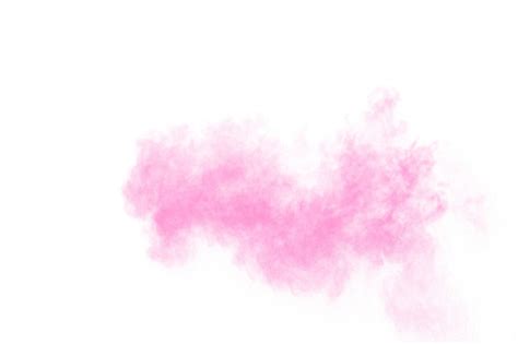 Pink Powder Explosion On White Backgroundpink Dust Splashing