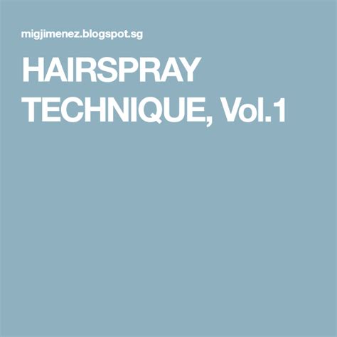 Rosyjski, atomowy okręt podwodny kursk ulega wypadkowi. HAIRSPRAY TECHNIQUE, Vol.1 | Hairspray, Techniques, Long ...