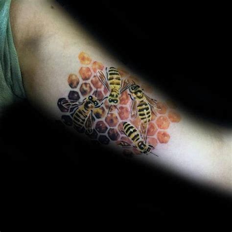 50 Bee Tattoo Designs For Men A Sting Of Ink Ideas In