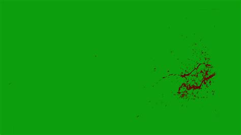 Blood Splatters Green Screen 04 27289720 Stock Video At Vecteezy