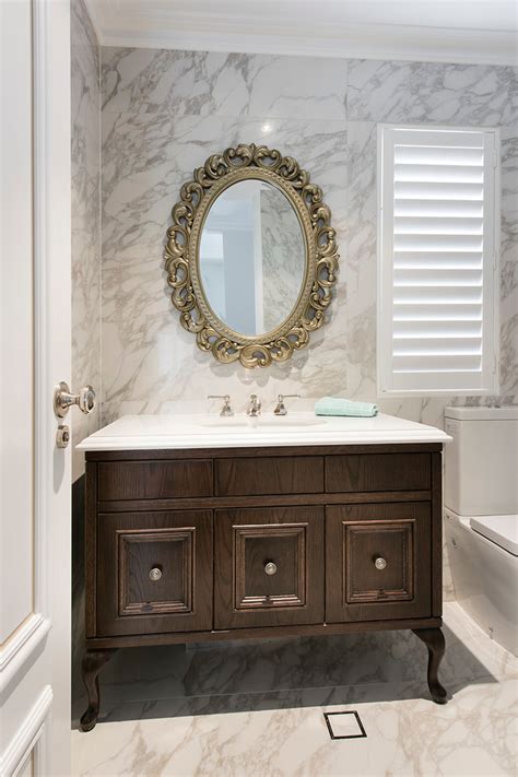 Our team of kitchen designers and cabinet makers are all based in perth, western australia, meaning we can deliver your project quickly and efficiently. Como Home - Traditional - Powder Room - Perth - by Western ...