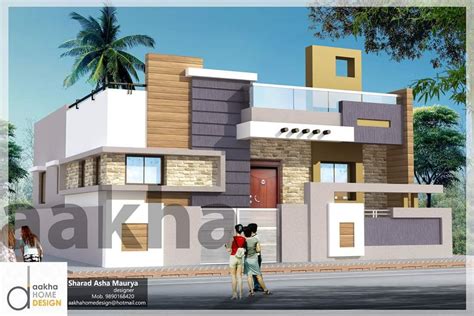 Sharad aakha maurya | Small house front design, Small ... 30 best single floor modern house designs | small house front elevation designs.