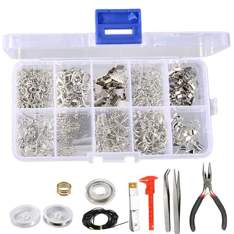 Jewelry Making Kit Silver Sterling Beading Repair Tools Craft Supplies
