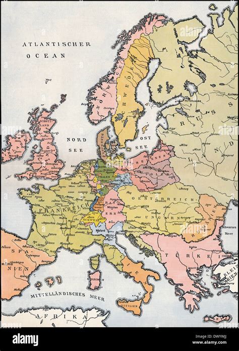 Map Of 19th Century Europe California Southern Map