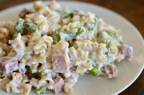 Monitor nutrition info to help meet your health goals. Cheesy Ham Asparagus Pasta | One Pot Dinner - This ...