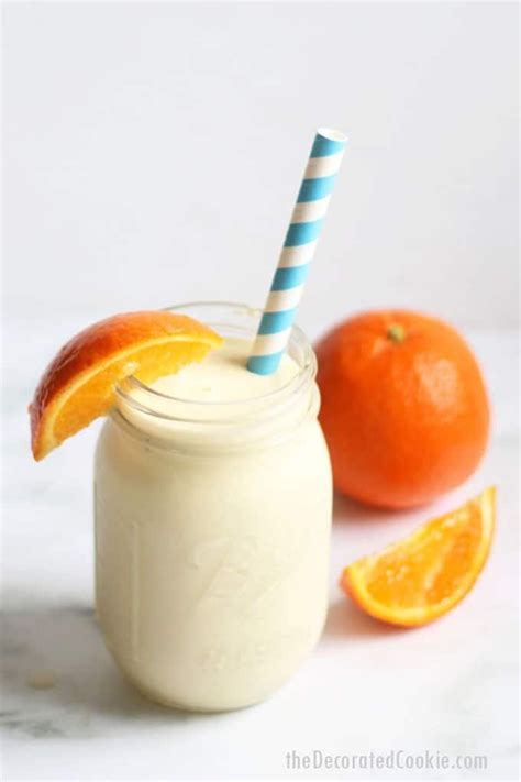 A Healthy Copycat Orange Julius Recipe Orange Vanilla Drink Orange