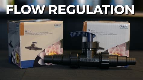 how to regulate pond pump flow youtube