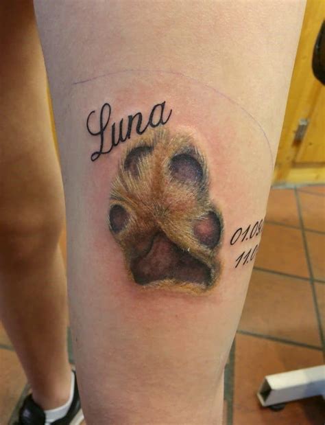 New Trend Pet Owners Are Getting Tattoos Of Their Dogs Paw Fect Feet