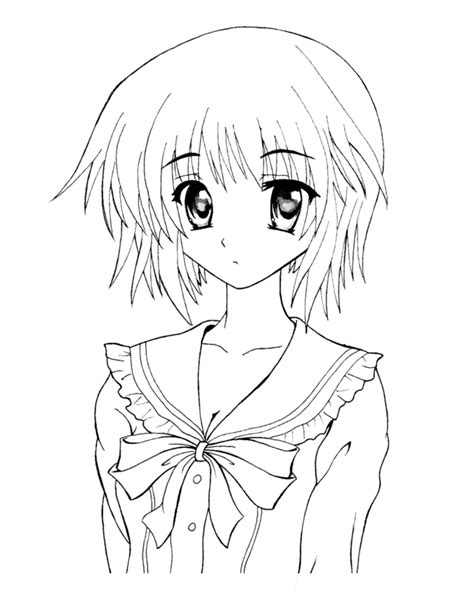 Anime Line Art Clipart 20 Free Cliparts Download Images On Clipground