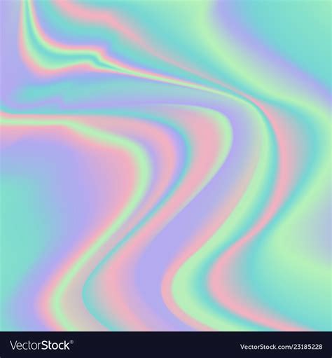 Vibrant Gradient Holographic Texture Royalty Free Vector