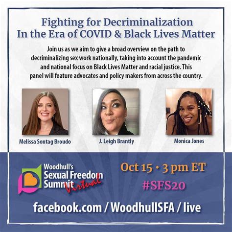 Dsw Featured At Woodhull Freedom Foundations Sexual Freedom Summit Decriminalize Sex Work