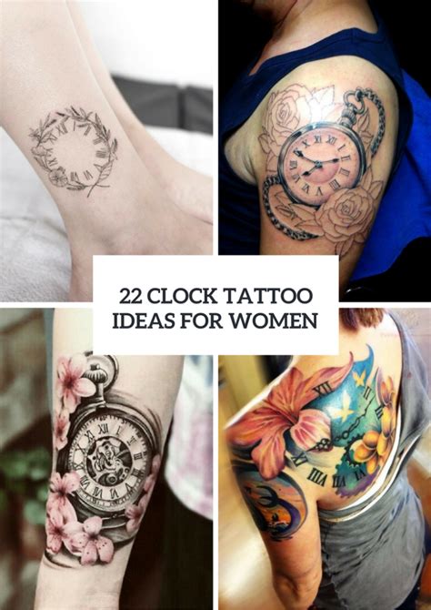 22 Cute Clock Tattoo Ideas For Women Styleoholic