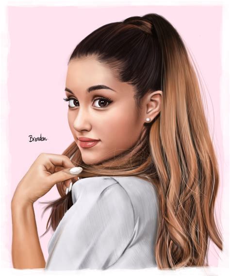 Artstation Ariana Grande Digital Painting