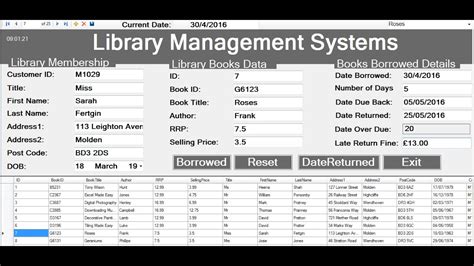 How To Create Library Management Systems With Database In C Full