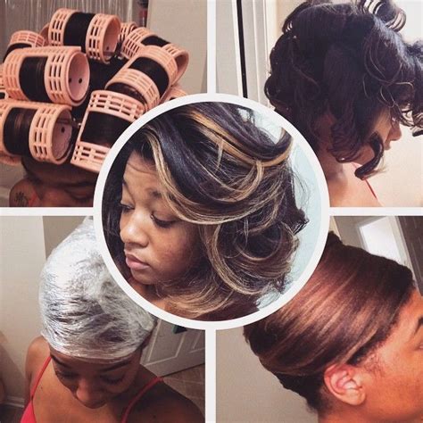 When using either type of heated rollers, carefully wrap small sections of hair, making sure the. Jaime Renee's Natural Hair + Hooded Dryer Roller Set ...
