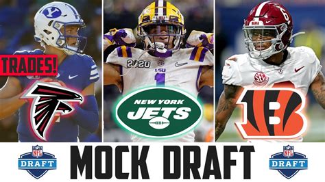 2021 Nfl Mock Draft With Trades You Are The Gm Youtube