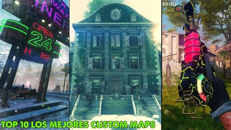 Top 10 Los Mejores Custom Maps De Call Of Duty Zombies Waw Bo1 Y