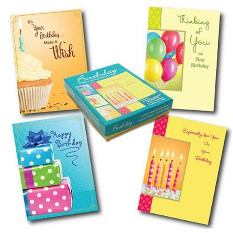 Designer Greetings Birthday Greeting Card Assortment Box Of 12 Cards