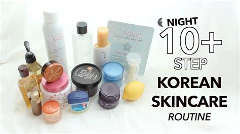 10 Step Korean Skin Care Night Beauty And Health