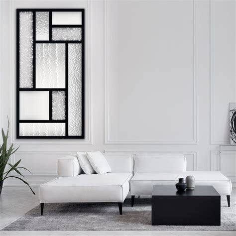 Wall Mounted Decorative Panel Artwork Blanc Dacryl® For