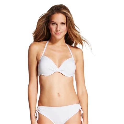 Womens Push Up Underwire Halter Bikini Top Mossimo Ebay