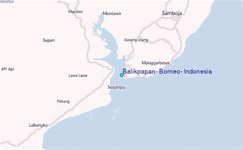 Balikpapan Indonesia Map