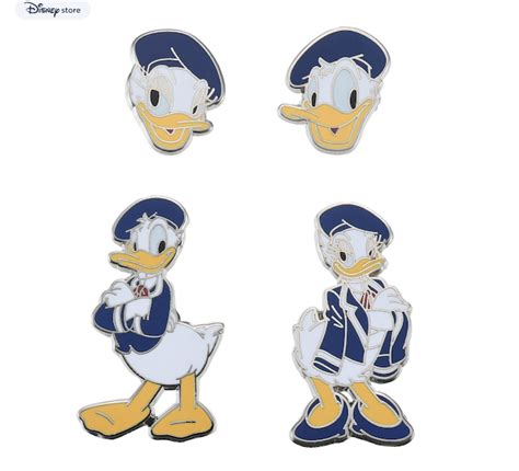 Donald And Daisy Duck Boxed Pin Set At Disney Store Japan Disney Pins