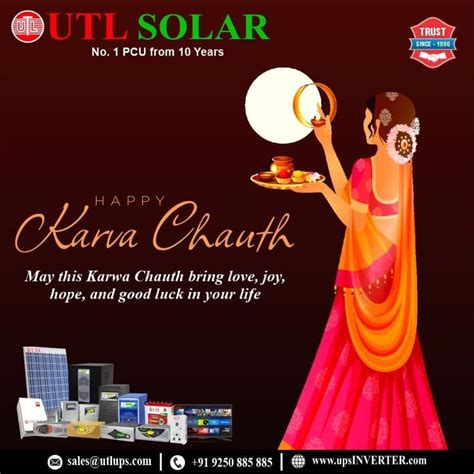Utl Solar Stay In Love And Abundance Happy Karwa Chauth