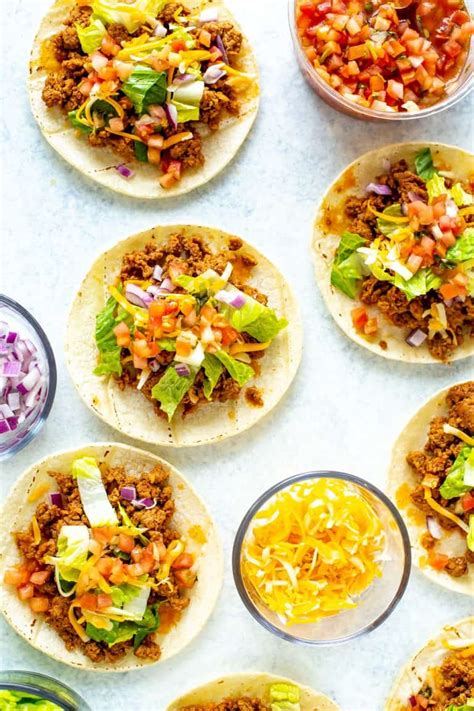 Instant Pot Ground Turkey Tacos Eating Instantly