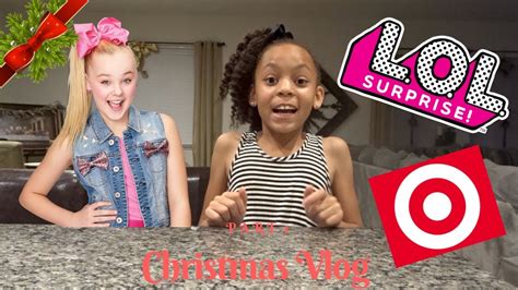 Jojo Siwa Lol Surprise Target Run Christmas Vlog Part 1 Youtube