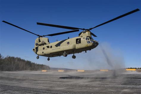 a ch 47 chinook helicopter operated by u s soldiers nara and dvids public domain archive public