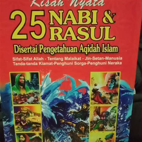 Jual Buku Cerita Kisah 25 Nabi Dan Rasul Disertai Aqidah Islam Shopee