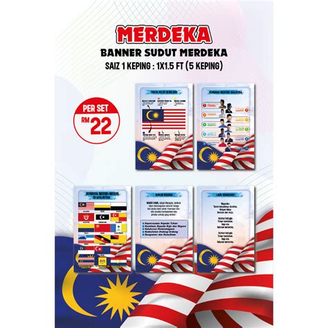 Banner Sudut Set Merdeka Shopee Malaysia