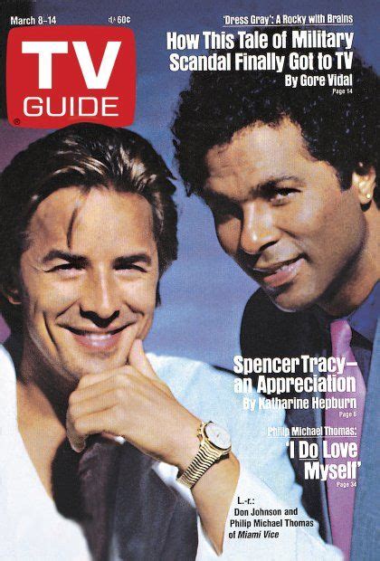 Tv Guide March 8 1986 Don Johnson And Philip Michael Thomas Of Miami