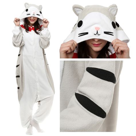 We offer both cotton and fleece at low prices. Tabby Cat Onesie, Tabby Cat Pajamas For Women & Men Online ...
