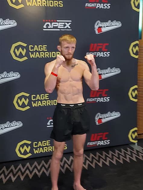 Across The Pond Profile Cage Warriors Fighter Scott Pedersen Mma Uk