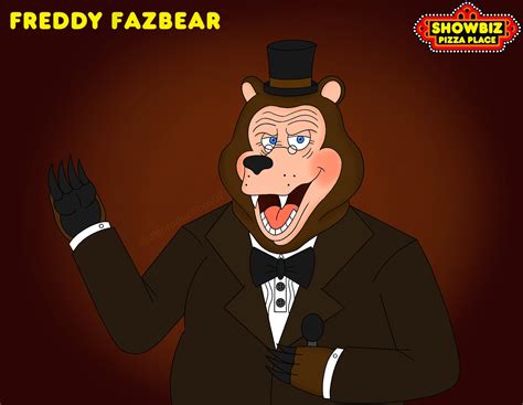 Freddy Fazbear But In Showbiz Pizza Rfivenightsatfreddys