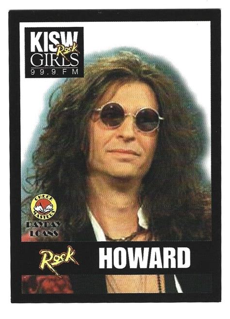 howard stern radio legend shock jock kisw girls rock trading card ebay