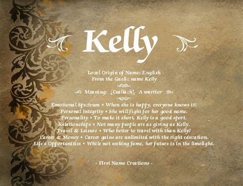Meaning Of Name Kelly Meancro