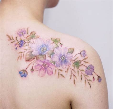 Love This Color Palette Floral Tattoo Design Flower Tattoo Designs Tattoo Designs For Women