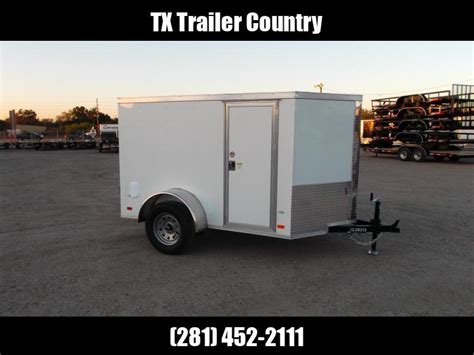 2023 Covered Wagon Trailers 5x8 Single Axle Cargo Trailer Enclosed