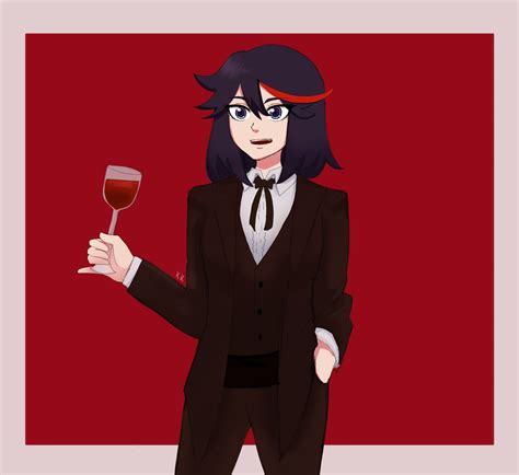 I Drew Ryuko In A Tuxedo Scrolller