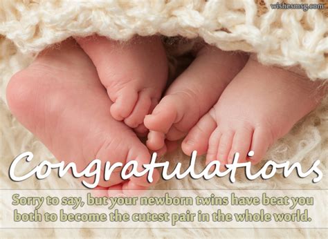Twins Baby Wishes Congratulations Messages For Twins